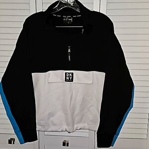 DKNY SPORT 1/2 ZIP PULLOVER JACKET sz M